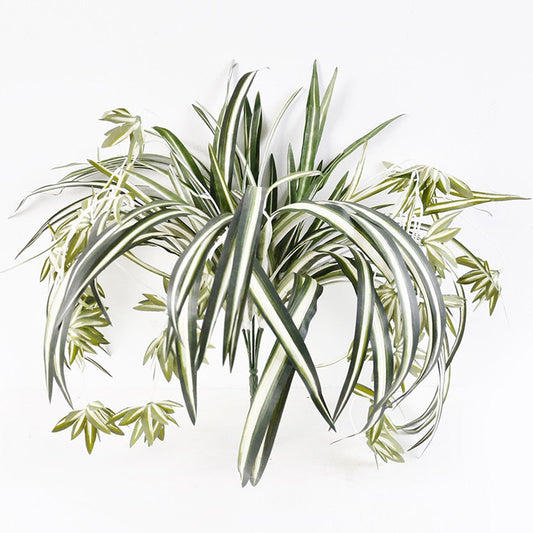 Artificial Faux Hanging Spider Plant Bush 60cm(4/144)