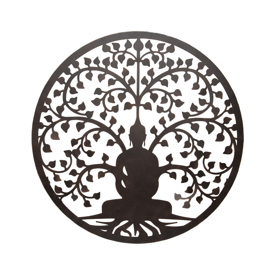 Lasercut Buddha Serenity Wallart 80x1cm