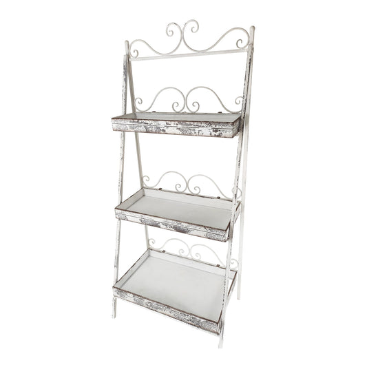 French Provincial 3-Tier Plant/Shelf Stand 50x31x118cm