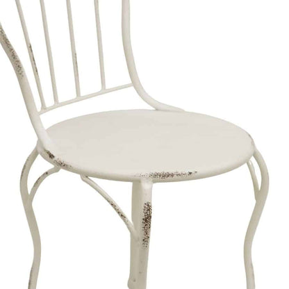 Distressed White Mini Chair Display / Pot Stand 22x22x39.5cm