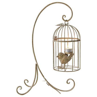 Birdcage on Stand Candleholder 18x28x42.5cm