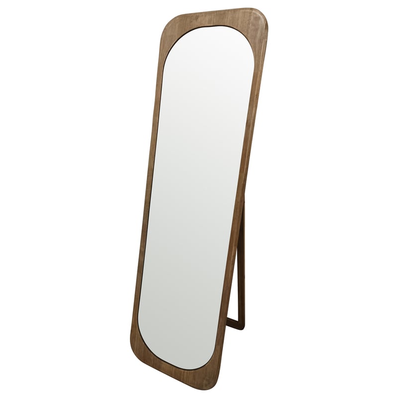 Mid-Century Cheval Floor Mirror w/ Stand 50x4x165cm