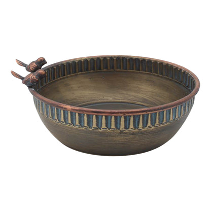 Set/2 Nested Elementals Bowls w/Birds 33x10/28x9cm