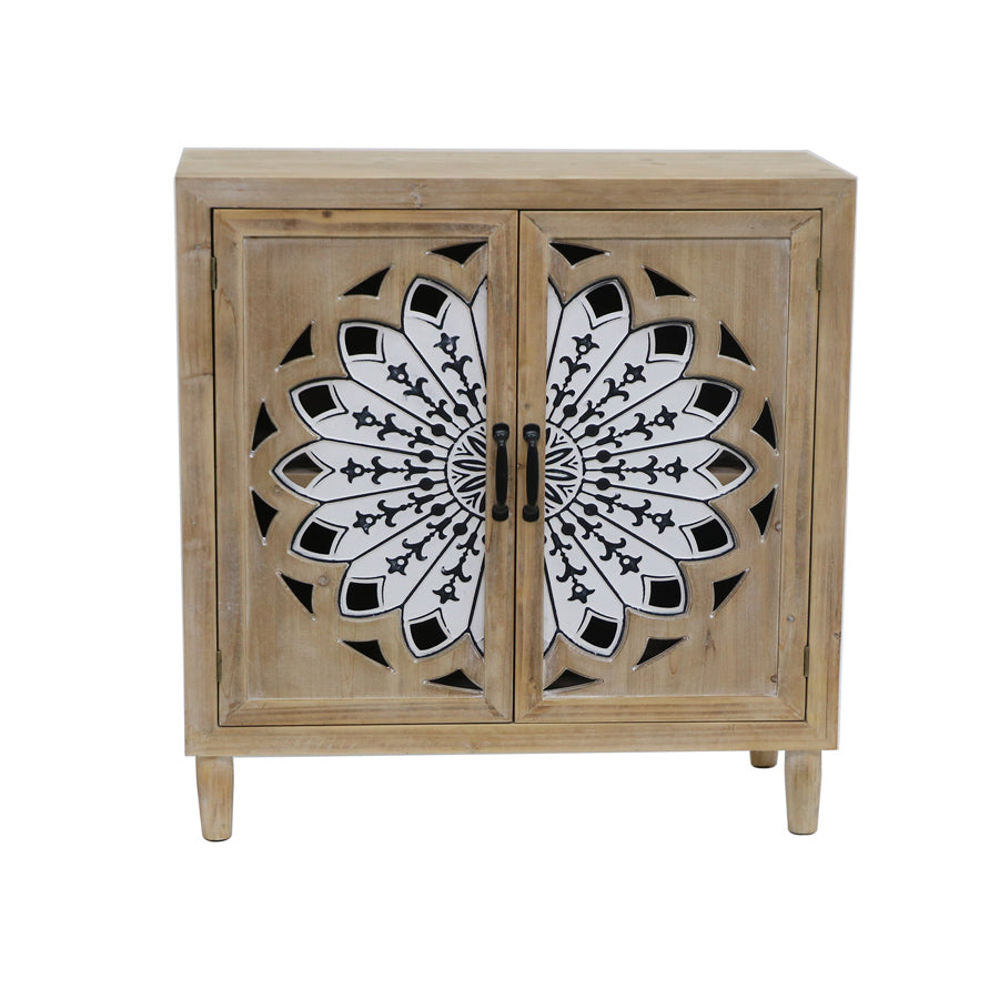 Emporium Mandala Fleur Double-Door Cabinet 79x40x89cm