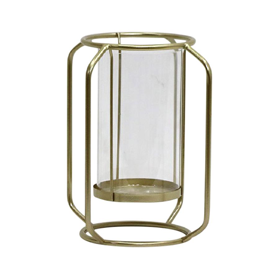 Floating Gold Pillar Candleholder