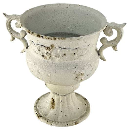 Martinique Aged Urn w/ Handles 18x13x16cm