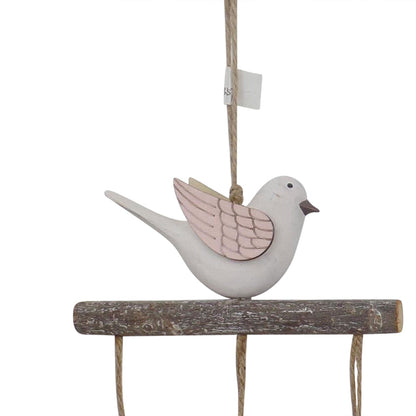 Set/2 Asst Pastel & Rustic Birds Mobiles 14.5x2.5x42cm