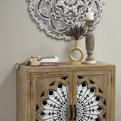 Emporium Mandala Fleur Double-Door Cabinet 79x40x89cm