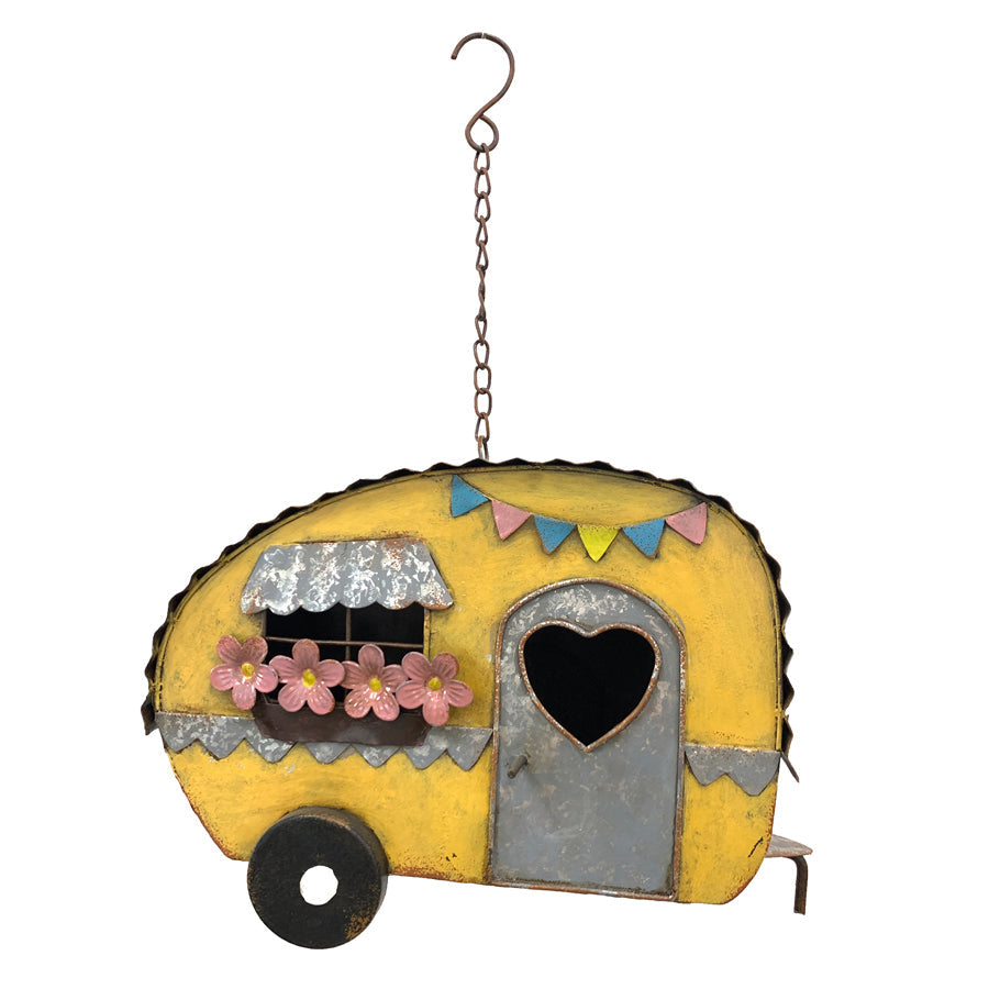 Colourful Caravan Hanging Birdhouse 30x15x24-44cm