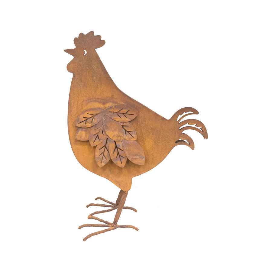 Rust Chook 25x14x35.5cm