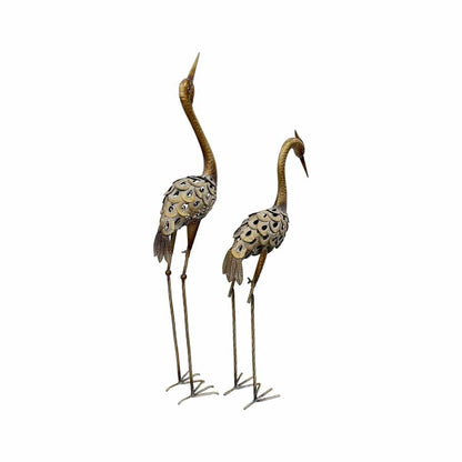 Set/2 Asst Elegant Crane Couple 25.5x20x92/30.5x20x114cm