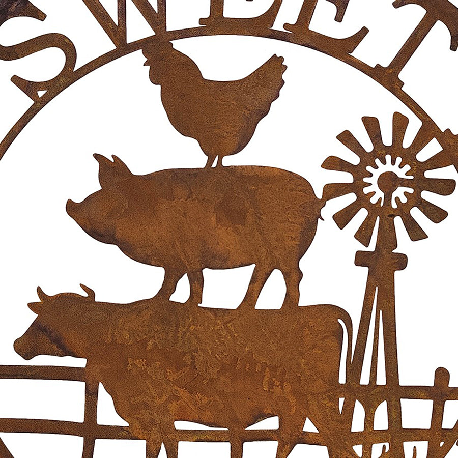 Farm Sweet Farm Laser-Cut Wall Art 60x0.65cm