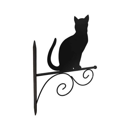 Cat Silhouette Wall Hook Bracket 25.5x3x35cm