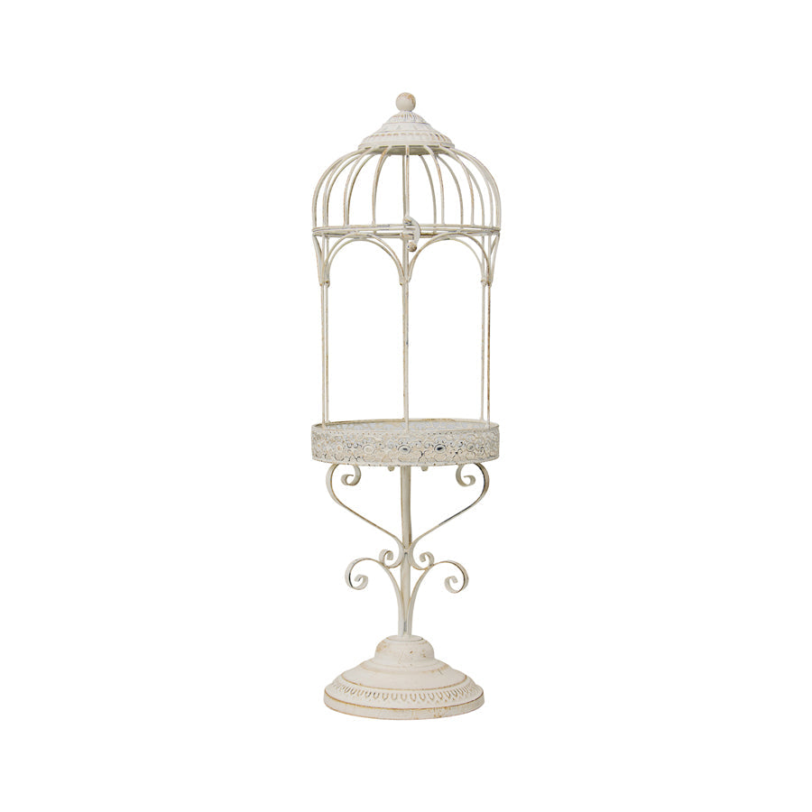 Martinique Arch Planter/Candleholder Cage on Base 22x72cm