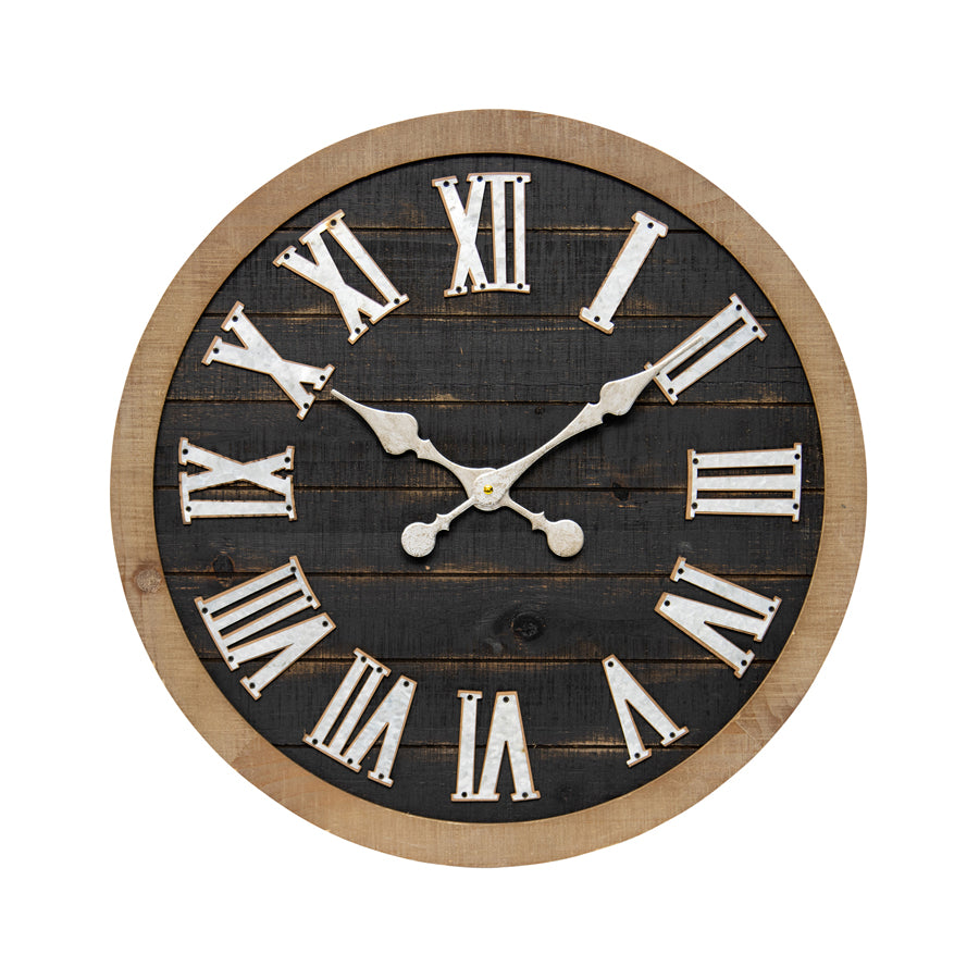 60cm Vintage Industrial Wall Clock 60x4.5cm