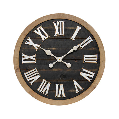 60cm Vintage Industrial Wall Clock 60x4.5cm