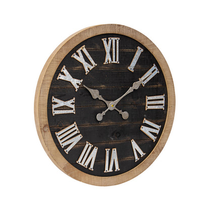 60cm Vintage Industrial Wall Clock 60x4.5cm