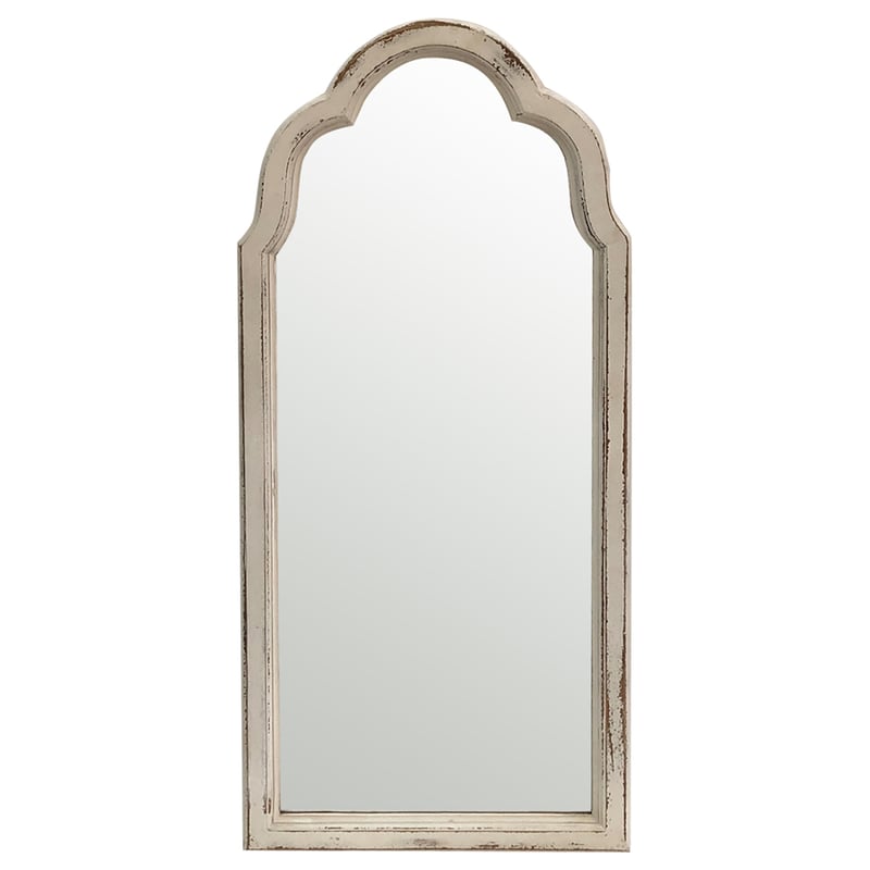 93cm French Provincial Classic Wood-Frame Wall Mirror 41.5x3x93cm