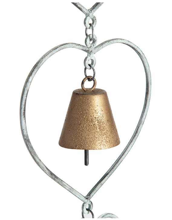 Handcrafted Hearts with Floating Bells