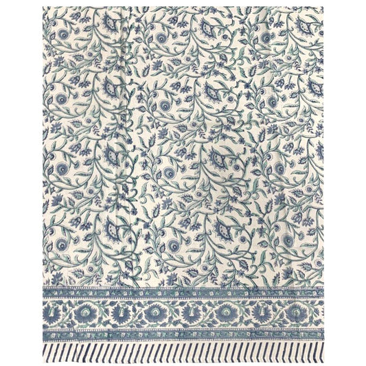 Hand Block Printed Tablecloth | Maranoa Fields 