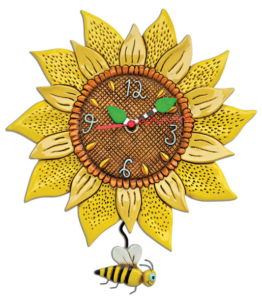 Bee Sunny - Pendulum Wall Clock